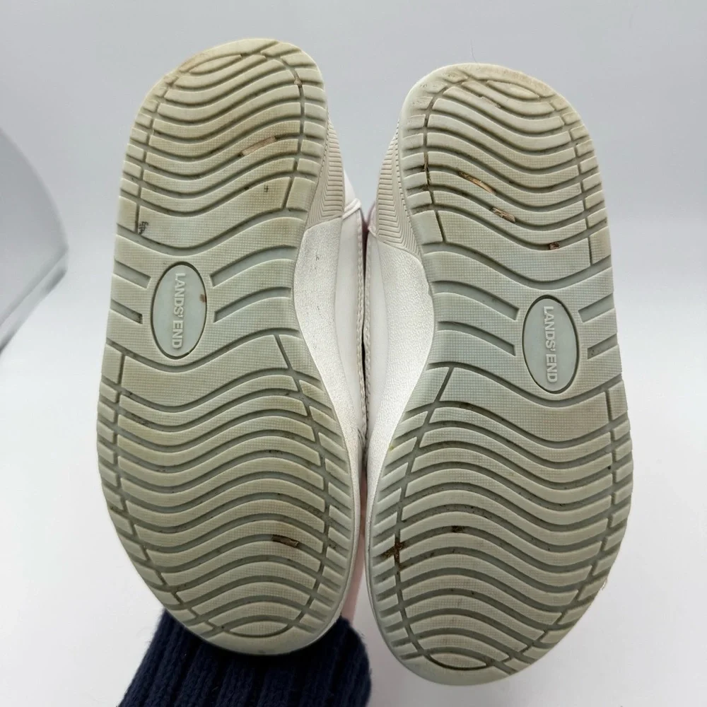Lands' End‎ Kids' Iridescent Pink and White Boots Size 11